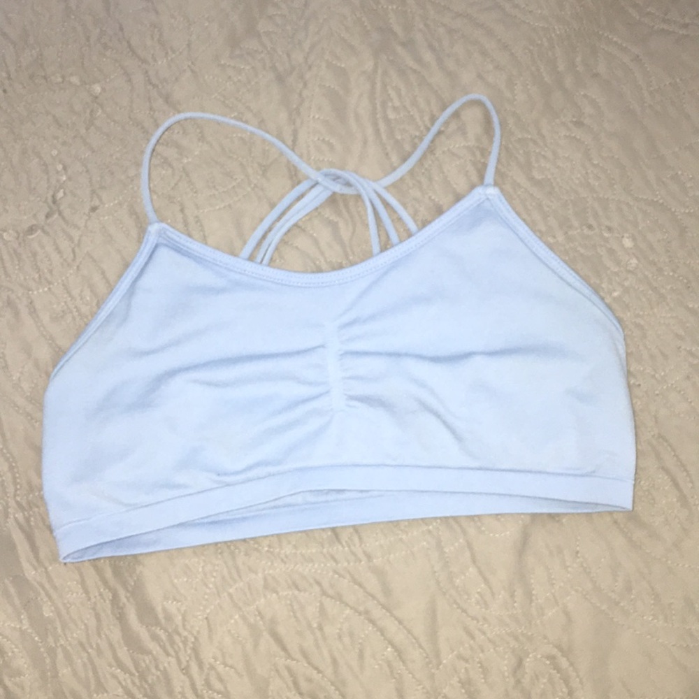 A sports bra